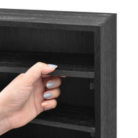 #WD5063 Wall-Mounted Freestanding Wooden 5-Shelf Rack