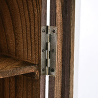 #WD8630 Wall Mounted Collectible Display Case Shadow Box with a Lock and Key