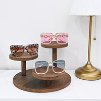 #WD8633 3-Tier Wooden Display Riser for Jewelry, Eyeglass