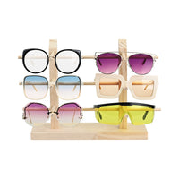 #WDEY06  Wooden Sunglasses Rack Organizer for upto 6 Pairs 