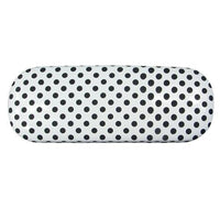 #EYC-1002  Polka Dot Pattern Eyewear Case, 6 1/4"W x 2 3/8"L x 1 3/8"H