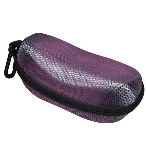 #EYC-9012 Sunglass Cases, Nylon, Zipper Closure, Clip, 6 1/2"W X 3"D X 2 1/4"H | APEX International