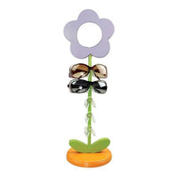 #DP-035A Wood Flower Eyewear Display With Mirror