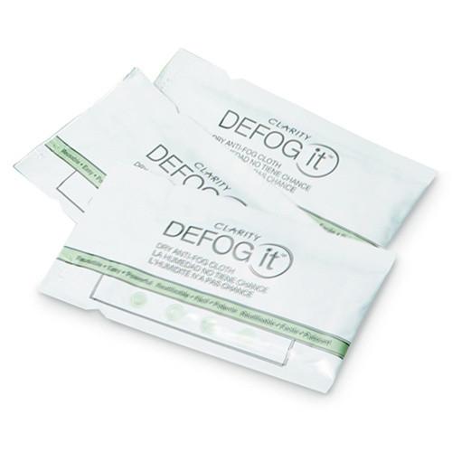 #CLN-082 Clarity Defog It Anti Fog Cloth 1 Piece Per Pack  6 1/4" x 4"
