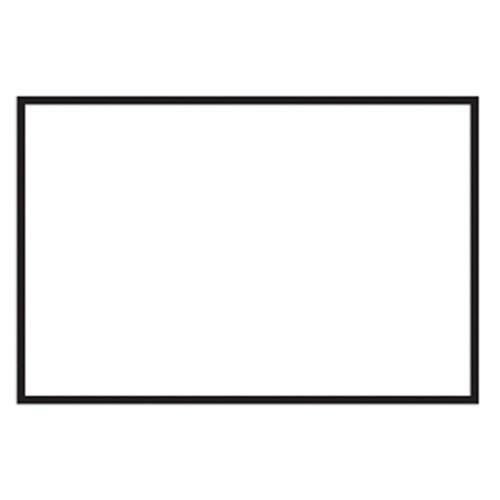 #TA785  White Removable Adhesive Labels (1000pcs/Box). 1/2" x 3/4". Rectangle