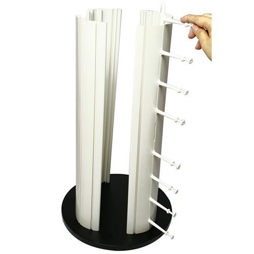 #AC-6832 Rotating Eyewear Display Stand W/Two Mirrors, 32 Frames, 17"Dia., 23"H | APEX International