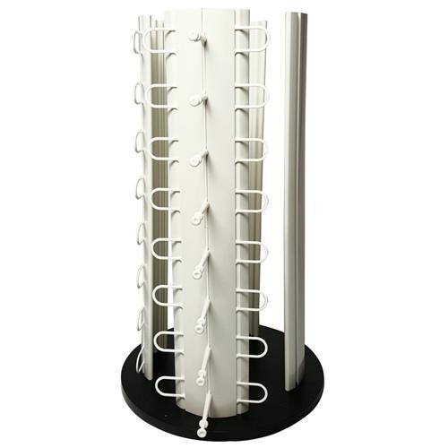 #AC-6832 Rotating Eyewear Display Stand W/Two Mirrors, 32 Frames, 17"Dia., 23"H | APEX International