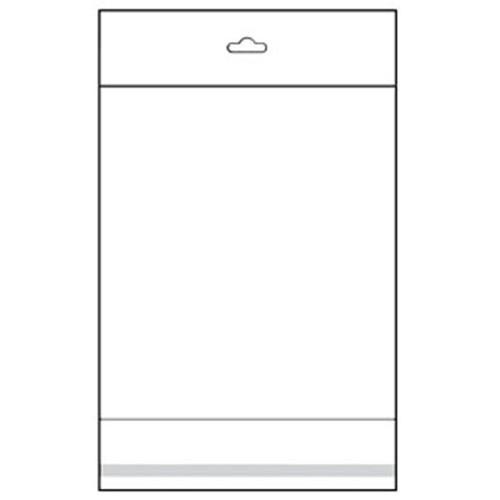 #EN617 Opp Bag Hanging Header 8'' X 10'' + 2'', For Eyeglasses Parts, 100Pcs/Pk | APEX International