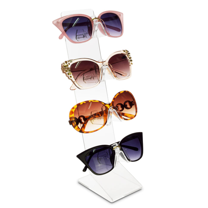 Acrylic Eyeglasses Display | 4 Frames, 13"H | APEX International