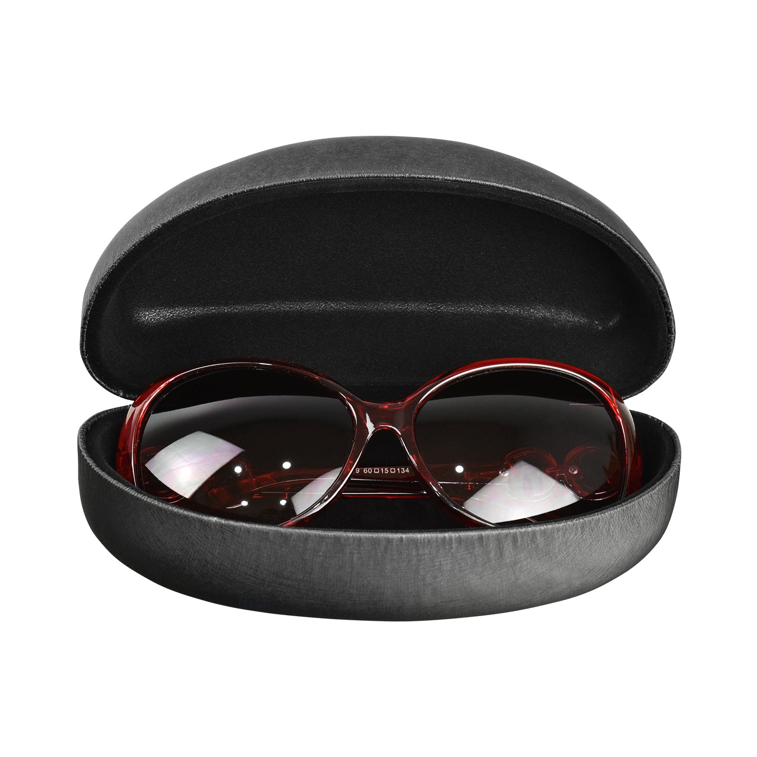 #EYC-1789 Hard Clam Shell Hinged Eyeglasses Case