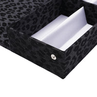 #GTR-22LP-G Leopard Print Eyewear Organizer Tray