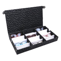 #GTR-34LP-G Leopard Print Eyewear Organizer Tray