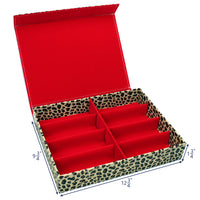 Eyeglasses Tray | 8 Frames, Leopard Pattern | APEX International