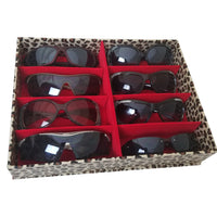 Eyeglasses Tray | 8 Frames, Leopard Pattern | APEX International