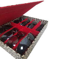 Eyeglasses Tray | 8 Frames, Leopard Pattern | APEX International