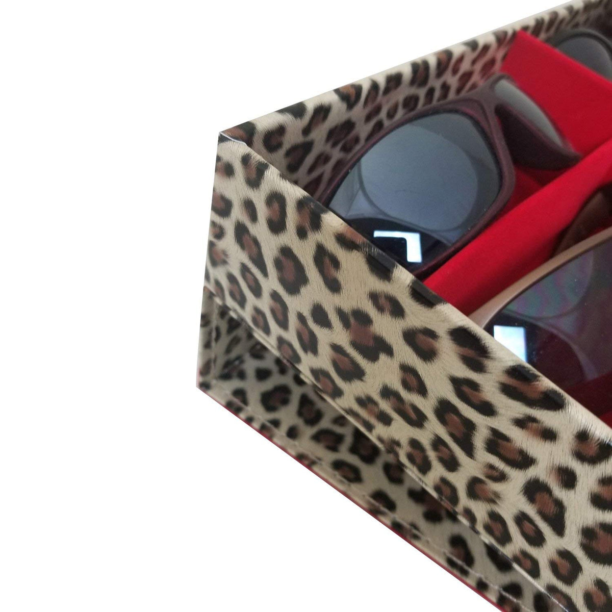Eyeglasses Tray | 8 Frames, Leopard Pattern | APEX International