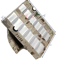 #TR-3421LN Paris Pattern Eyewear Tray For Large Sunglasses. 12 Frames, 14 1/2" X 13" X 2 1/4"H