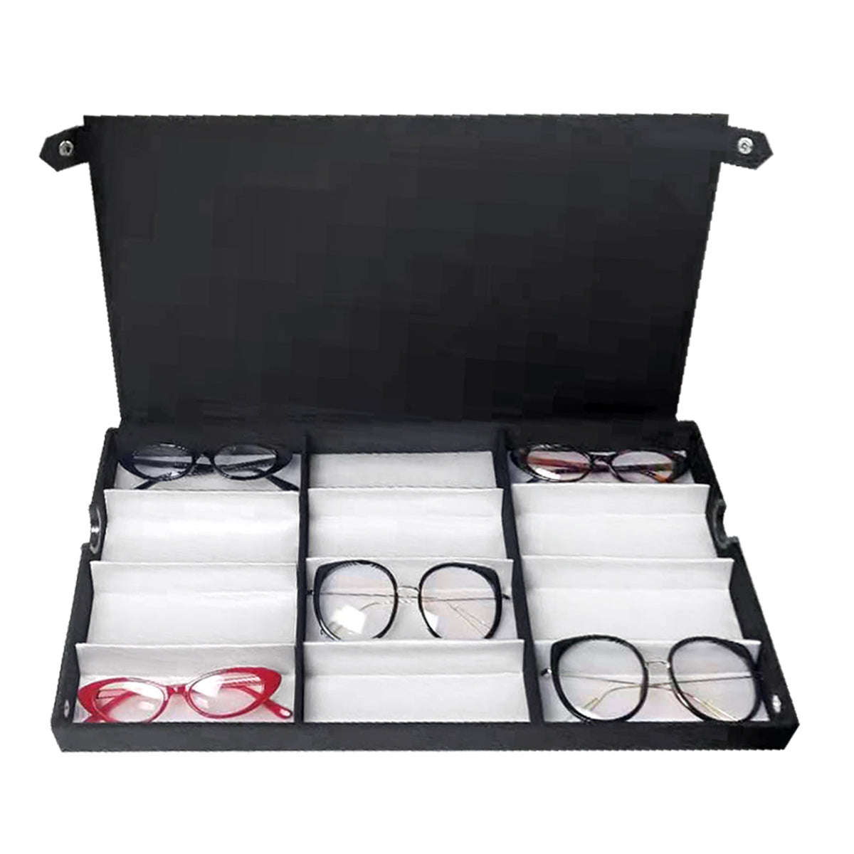 #TR-34BF Eyewear Storage And Display Case, Fabric Covered