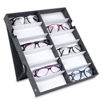 #TR-34VFS-LNG Eyewears Organizer Box - 12 Slots Eyewear Display Tray