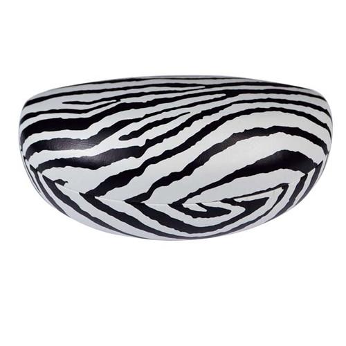 #EYC-9409 Extra Large Sunglass Case Zebra Print 6 1/2"W x 2 7/8"D x 2 5/8"H | APEX International