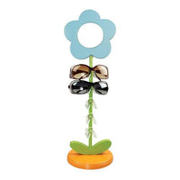 #DP-035A Wood Flower Eyewear Display With Mirror
